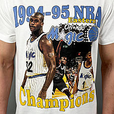 Футболка з принтом баскетбольна Shaquille O'Neal Orlando Magic XXXL Білий, фото 3
