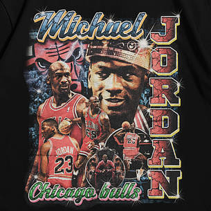 Футболка з принтом Майкл Джордан - Michael Jordan M Чорний, фото 3