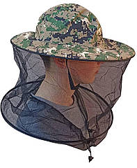 Капелюх накомарник камуфляж B87
