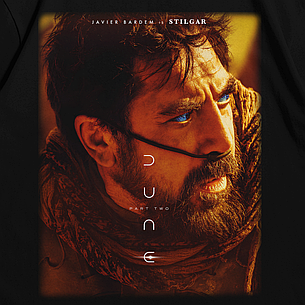 Футболка з принтом Dune частина 2 - Стілґар S Чорний, фото 3