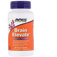 Комплекс для профилактики работы головного мозга NOW Foods Brain Elevate 60 Veg Caps NOW-0330 LD, код: 7682628