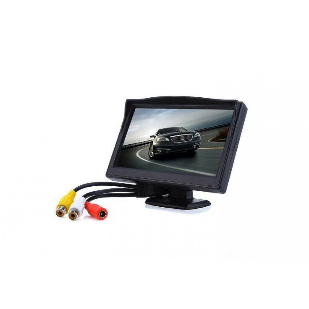 Монітор для камери заднього виду 4,3" 4088 в автомобіль (Чорний), фото 1