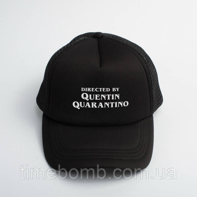 Кепка "Quentin Quarantino", Чорний, Black, англійська