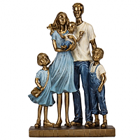 Статуетка Багатодітна сім'я Мама тато брат сестра та немовля 35.5 см