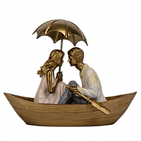 Статуэтка Влюбленная пара в лодке 18.5 см