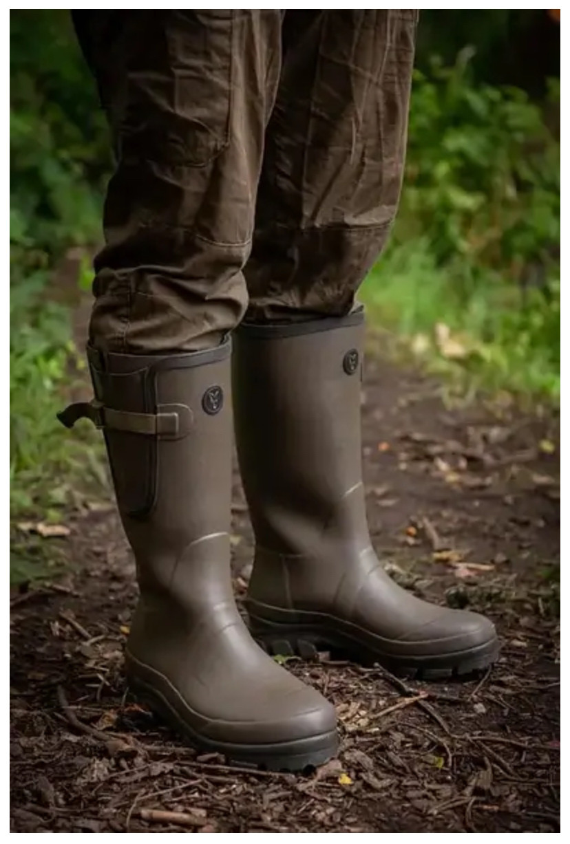 Чоботи неопренові Fox Neoprene lined Camo/Khaki Rubber Boot