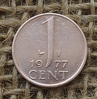 1 цент 1977 року. Нiдерланди
