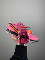 Женские кроссовки Nike SB Dunk Low The Powerpuff Girls Blossom FD2631-600 (розовые) стильные кроссы 1210 Найк