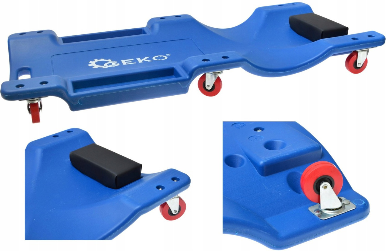 Лежак автослюсарний підкатний 6-колесний Geko G02096