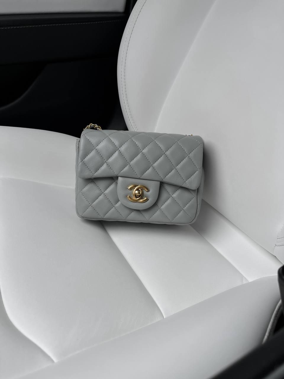 Жіноча сумка Chanel (сіра) красива містка розкішна сумочка art0397 vkross