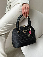 Женская сумка Guess (черная) повседневная стильная маленькая крутая сумочка AS500 house
