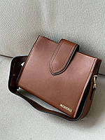 Женская сумка Jacquemus (коричневая) элегантная деловая удобная сумка AS510 vkross