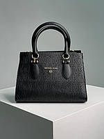 Женская сумка Michael Kors Marilyn Large Logo Black MK (чёрная) элегантная вместительная сумка KIS12151 house