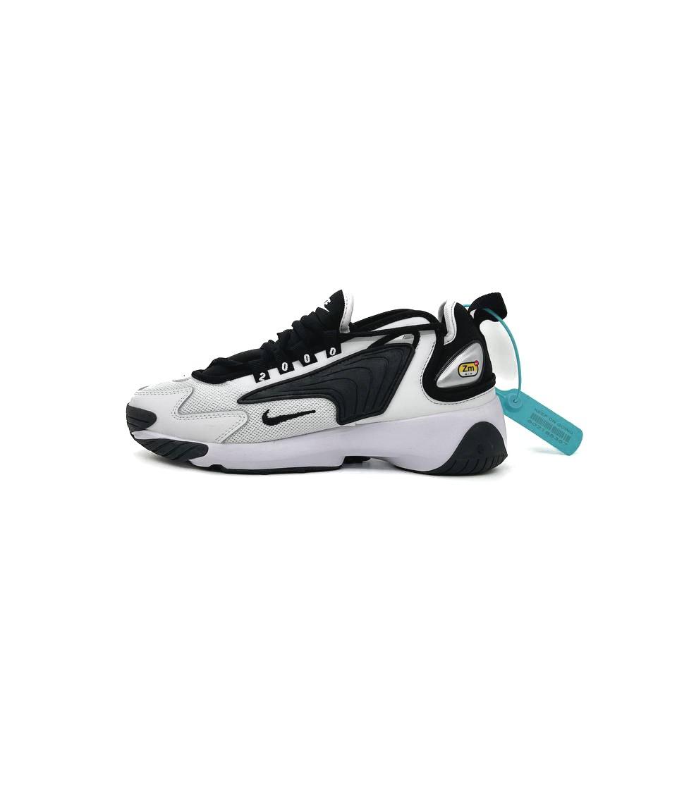 Чоловічі кросівки Nike Zoom 2K Black/White (чорні з білим) стильні кросівки D498 Найк vkross