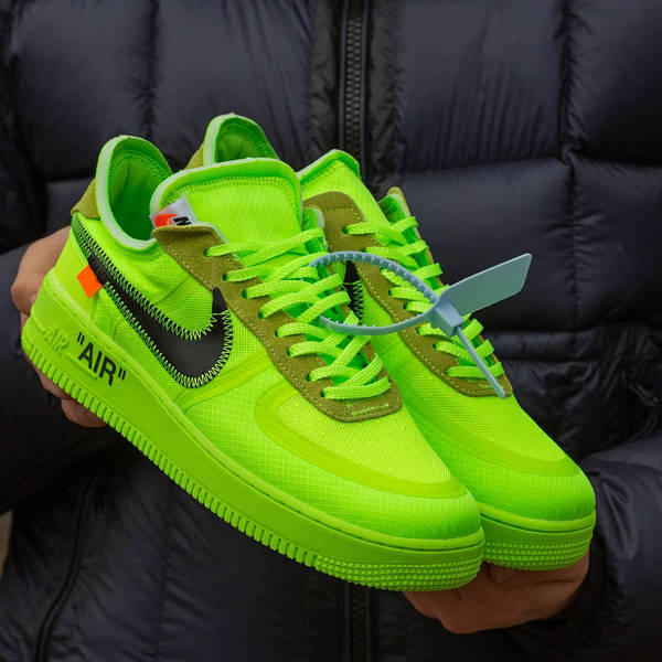 Nike Air Force x Off White Green 1716 V krossovke 2179039123