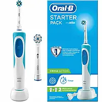 Электрическая зубная щетка Braun Oral Vitality D12 с двумя насадками Б5080-13