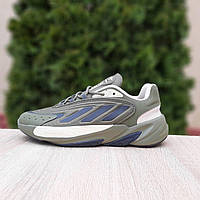 Мужские демисезонные кроссовки Adidas Ozelia (хаки с бежевым) стильные повседневные кроссы 10954 Адидас тренд