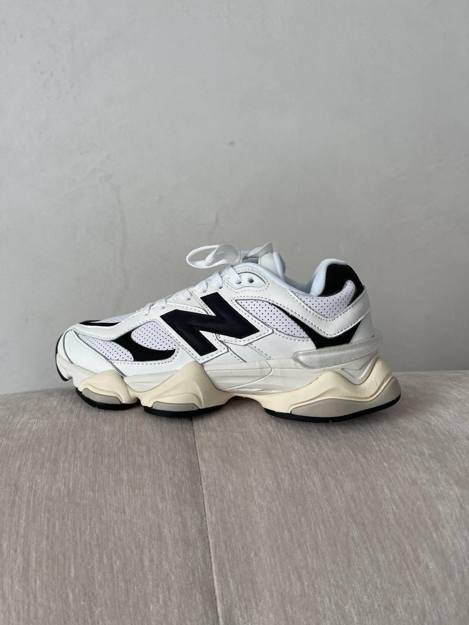 Чоловічі кросівки New Balance 9060 Black/White (чорно-білі) демісезонні спортивні стильні кроси NB0043 НБ vkross, фото 1