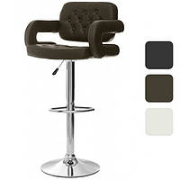 Барный стул Hoker VINCI регулируемый стульчик кресло для кухни, барной стойки Коричневый