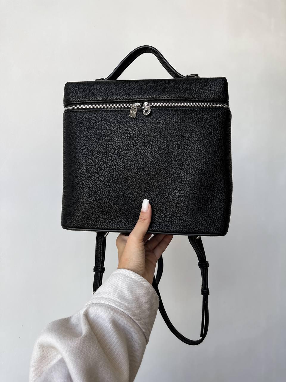 Жіночий рюкзак Guess Leather Backpack Black (чорний) гарний міський місткий рюкзак torba0256 vkross