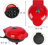Електрична міні вафельниця Waffle Maker XL-287 з антипригарним покриттям SV227, фото 6