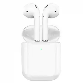 Бездротові навушники Bluetooth Borofone BW25 в кейсі з сенсорним керуванням Білі SV227