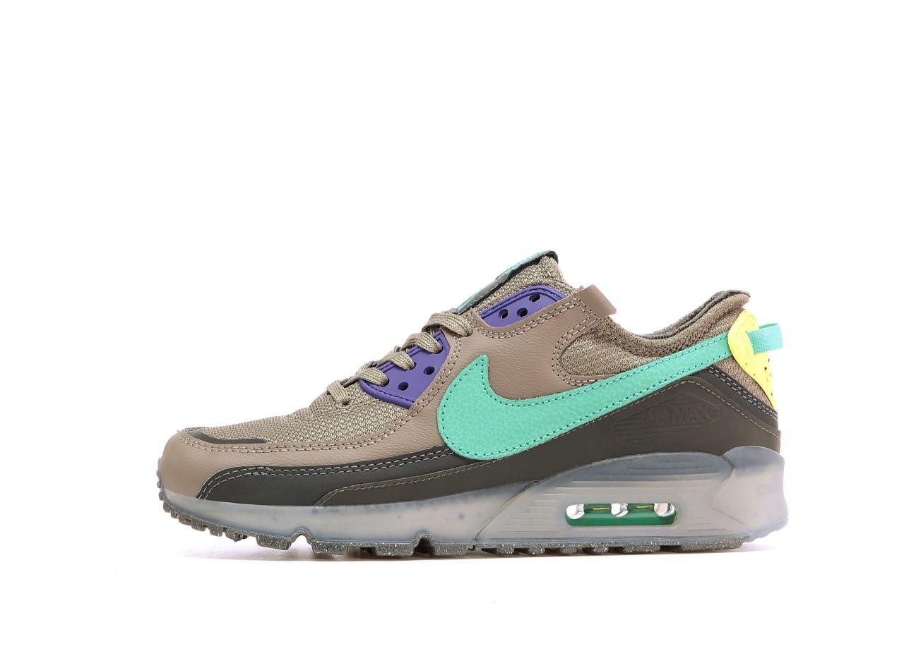 Чоловічі кросівки Nike Air Max Terrascape 90 (сірі з бірюзовим) стильні кросівки 14575 Найк vkross