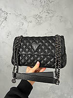 Женская сумка Guess (черная) повседневная стильная маленькая крутая сумочка AS533 house