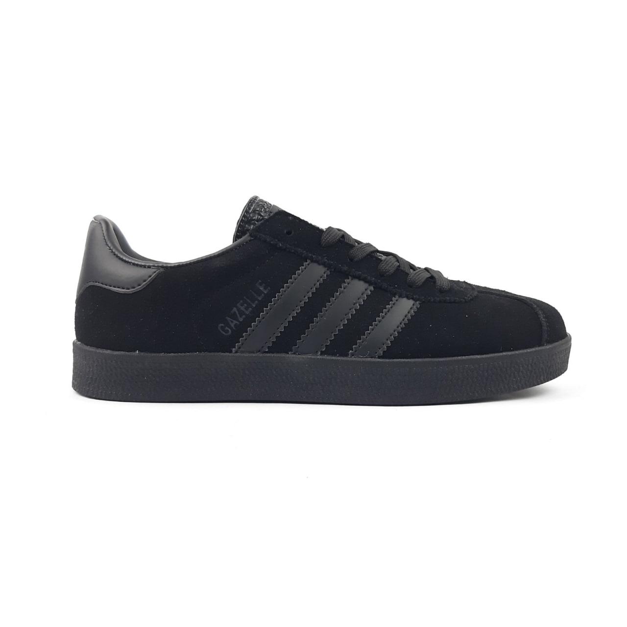 Жіночі демісезонні кросівки Adidas GAZELLE (чорні) спортивні повсякденні кроси 20889 Адідас vkross
