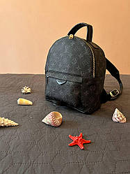 Жіночий стильний рюкзак Louis Vuitton Palm Springs Backpack Total Black (чорний) розмір 29 на24 S105 vkross