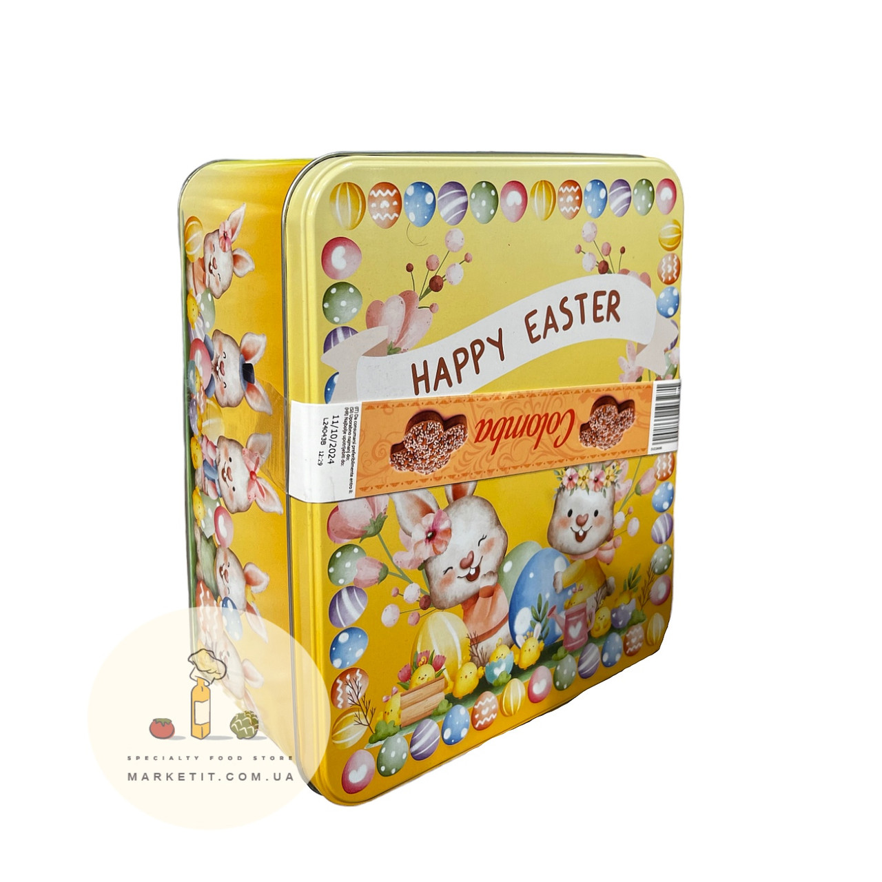 Великодній кулич Happy Easter Colomba Classic, з родзинками та мигдалем 700 г.