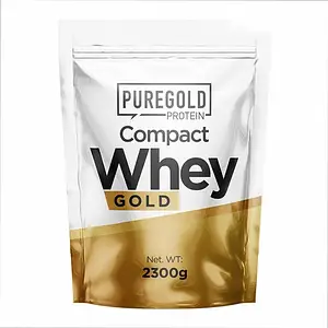 Протеїн Compact Whey Protein Pure Gold Cookies Cream (Печиво з кремом) 2300 г (Уцінка - пошкоджена упаковка)