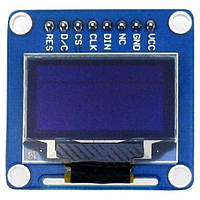 OLED дисплей 0.96" I2C/SPI интерфейсы 128x64 (желто-синий) от Waveshare