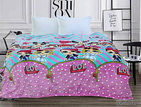 Плед велсофт (мікрофібра) LOL