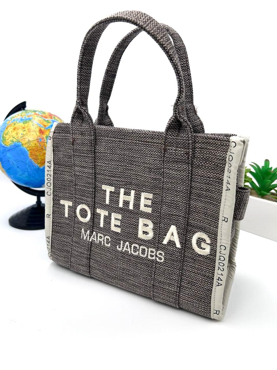 Жіноча сумка Marc Jacobs Small Tote Bag Grey (сіра) стильна сумка в міському стилі S115 vkross