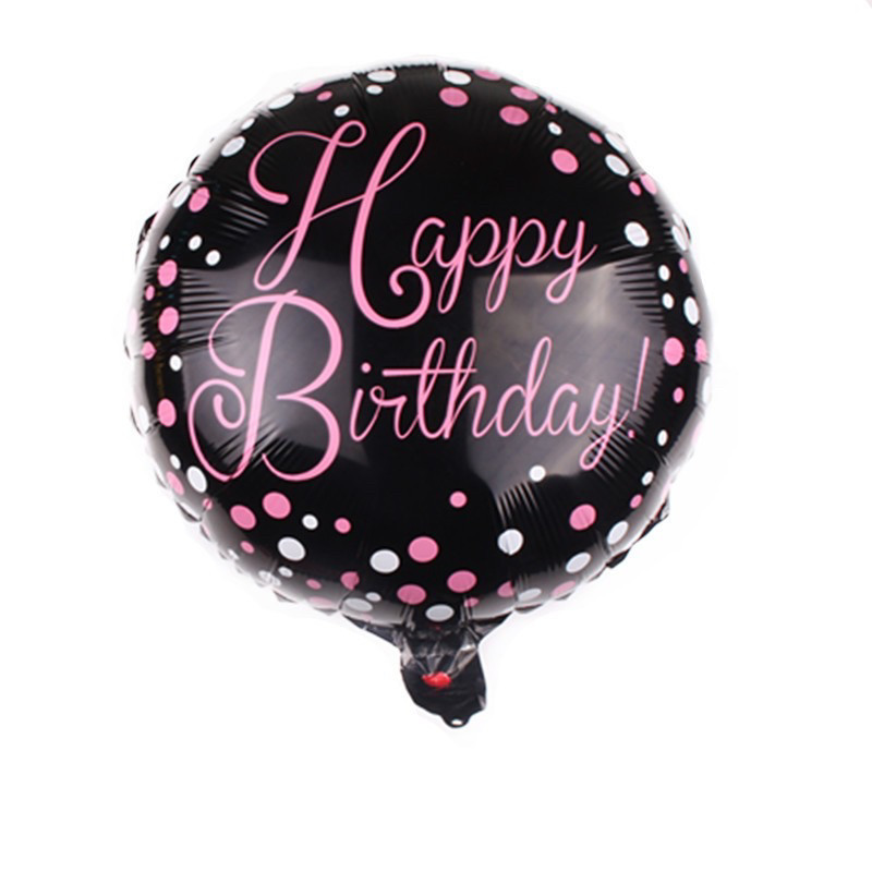 Фольгована куля Happy birthday, фото 1
