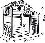 Будиночок Smoby Друзі Ево з поштовою скринькою і вікнами (810204), фото 2