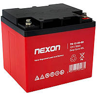 Аккумулятор NEXON GEL DEEP CYCLE 50Ah 12V (TN-12-50-GD) акб для дома, аккумуляторная батарея Б0786-13