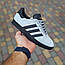 Чоловічі кросівки Adidas Gazelle (сіро-чорні) стильні повсякденні кроси 11065 Адідас vkross, фото 4