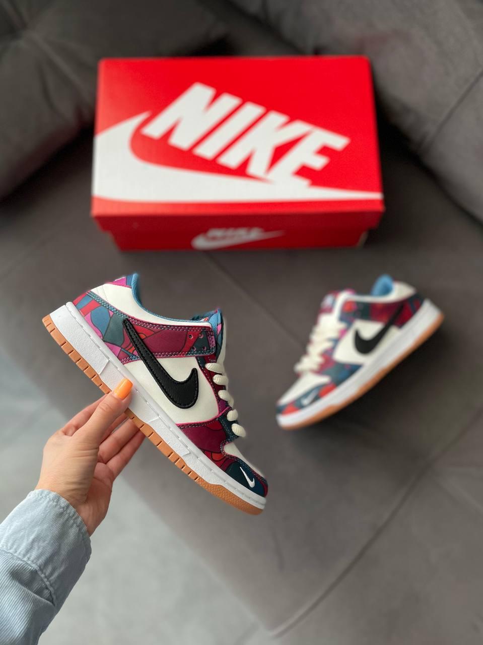 Чоловічі кросівки Nike SB Dunk Multi Color (мультиколор) модні повсякденні кросівки 098 Найк vkross
