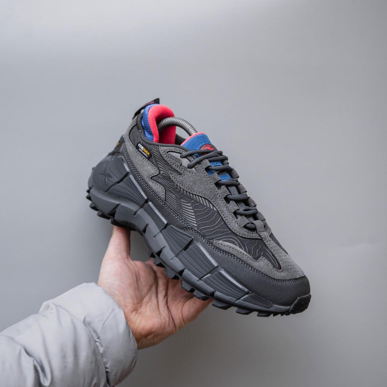 Чоловічі кросівки Reebok Zig Kinetica 2.5 Edge (сірі) повсякденні кросівки 2640 Рибок vkross