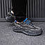 Чоловічі кросівки Reebok Zig Kinetica 2.5 Edge (темно-сірі) спортивні кросівки 2640 Рибок vkross, фото 8