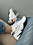 Чоловічі кросівки Nike M2K White/Black (біло-чорні) низькі стильні кросівки N0036 Найк vkross, фото 8