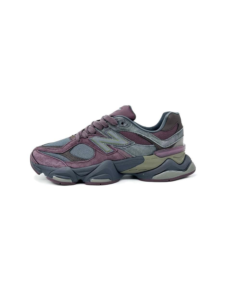 Чоловічі кросівки New Balance 9060 Truffle Rich Earth (сірі з бордовим) демісезонні кроси D502 Нью Беленс vkross