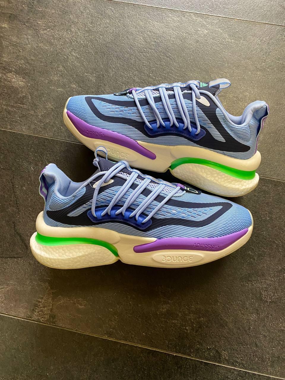 Чоловічі кросівки Adidas AlphaBoost V1 Susainable (сині) стильні кроси AD194-N Адідас vkross