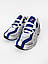 Чоловічі кросівки Asics Gel-Preblues WHITE/BLUE (білі із синім) модні кросівки AS025-N Асикс vkross, фото 4