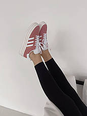 Жіночі кросівки Adidas Gazelle Bold Super Pop Pink IG9653, фото 6