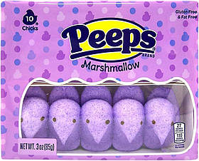 Маршмеллоу Peeps Purple Marshmallow Chicks, 85г