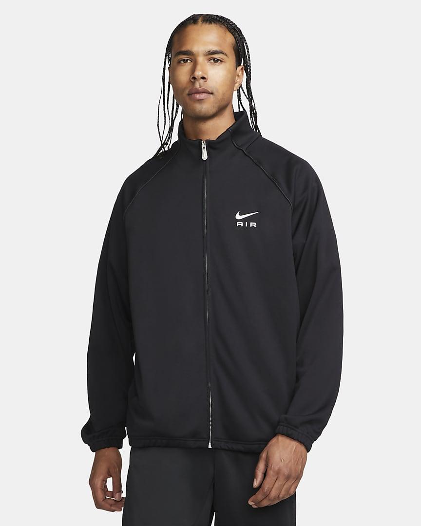 Толстовка Nike Air Men's Poly-Knit Jacket (DQ4221-010) L Черный