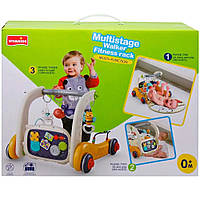 Ходунки музыкальные Viva Kids Multi - Function 3 в 1 White and orange (140329) NB, код: 8408565